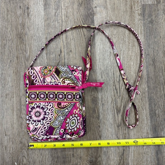 Vera Bradley Very Berry Paisley Crossbody Bag | Pink - Picture 2 of 2